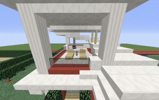 Modern Red House with pool