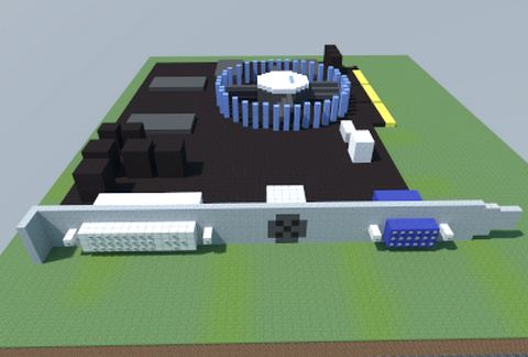 NVIDIA GeForce FX 5200 (Inno3D) schematic - building