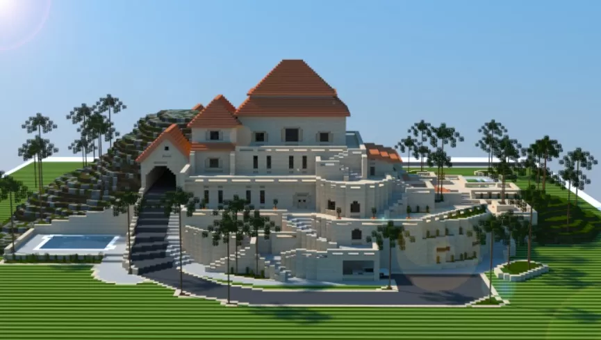 Classic Modern House Minecraft Schematic