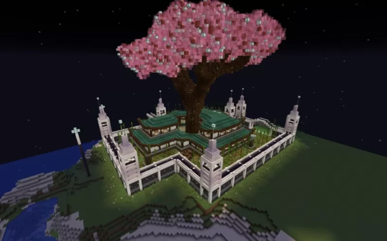Japanese Mansion Castle schematic - building