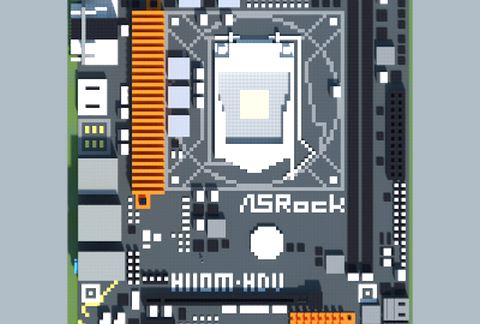 Intel H110M-HDV (ASRock) schematic - building