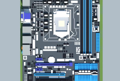 Intel P8Z68-V LX (ASUS) schematic - building