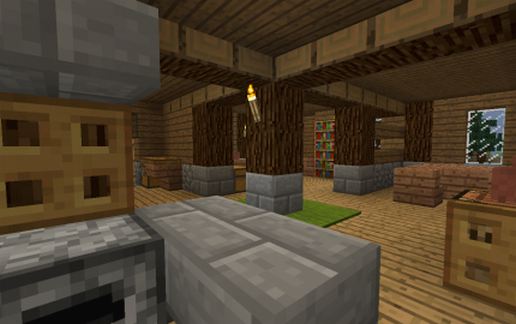 (CustomNPCs) Medieval House (1.12+) schematic - building