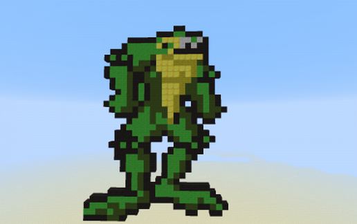 Battletoads/NES-Rash schematic - building