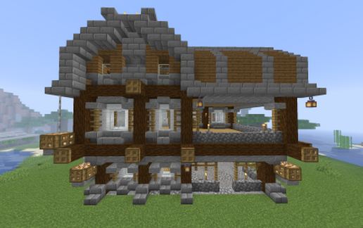 Medieval house schematic - building