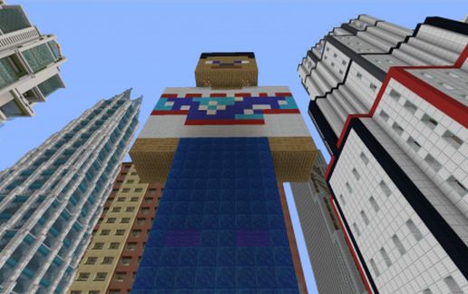 Steve Statue (Sweater Edition) schematic - building