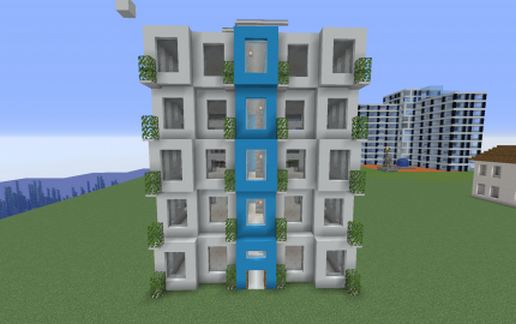 Apartment House schematic - building