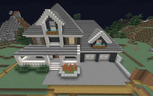 Medium Modern House1 schematic - building