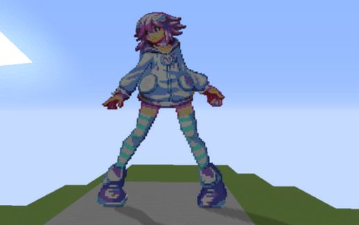 Neptune from Hyperdimension Neptunia schematic - building