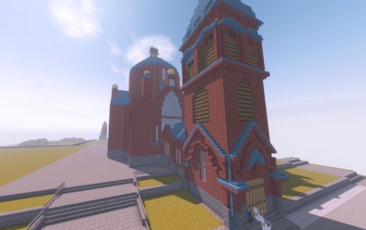 Uspenski Cathedral schematic - building