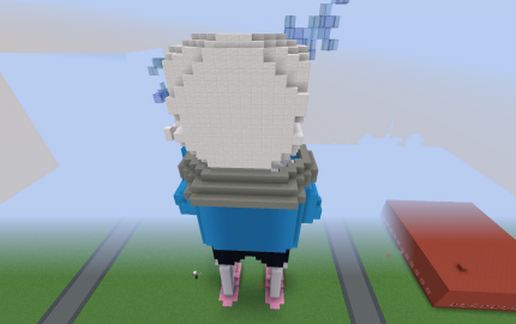 Sans Statue Build and Blue Soul