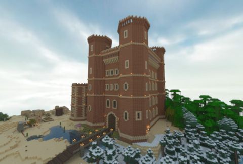 Red Brick Tudor Castle