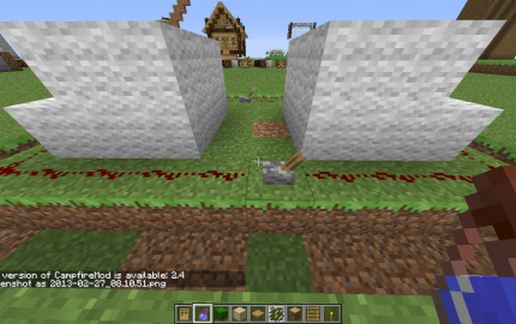 simple piston door schematic - building