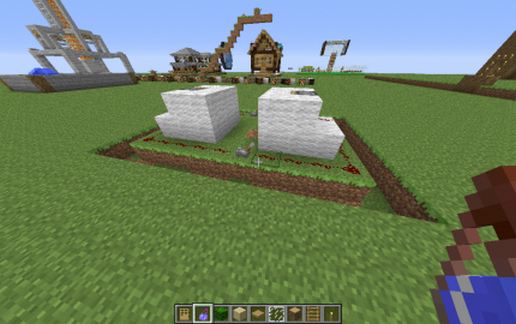 simple piston door