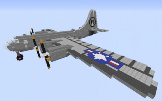 Boeing B-29 SuperFortress schematic - building