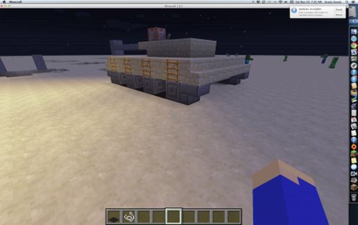 Tank that shoots ghast Fireballs schematic - building