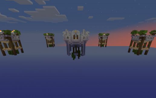 Map SkyWar. "Robin Wood" schematic - building