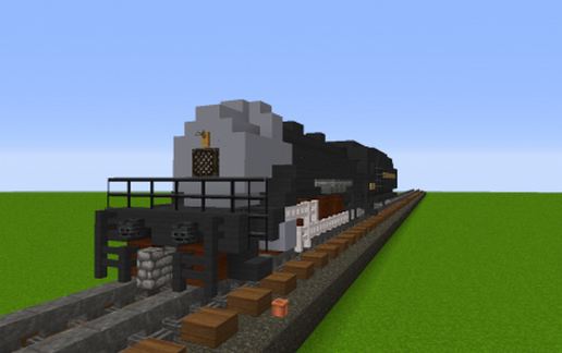 1:1 Scale Chesapeake & Ohio Steam Train schematic - building