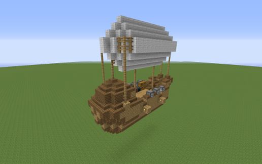 Small Airship schematic - building