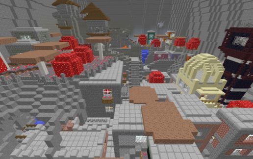 Underground Village schematic - building