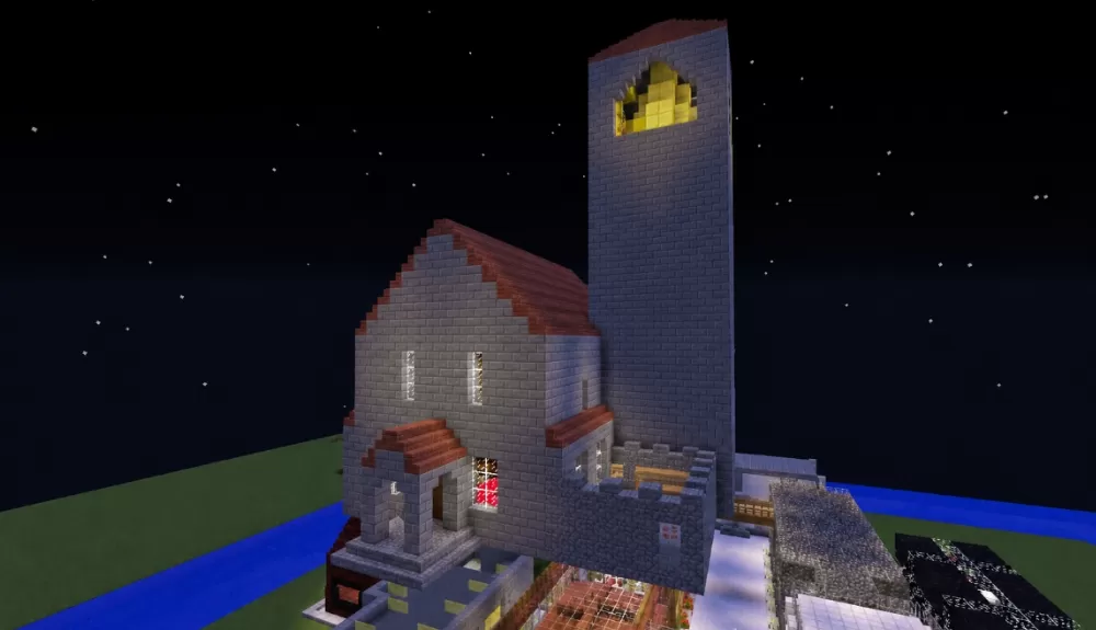 Resident Evil 4 Church schematic - building