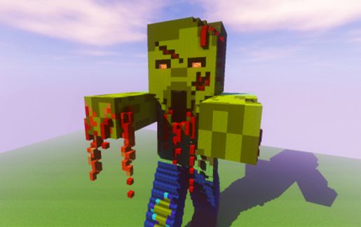 Giant Zombie schematic - building
