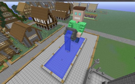 Human fountain
