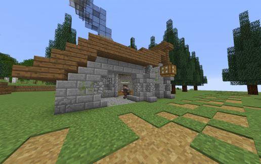Small Medieval Blacksmith schematic - building