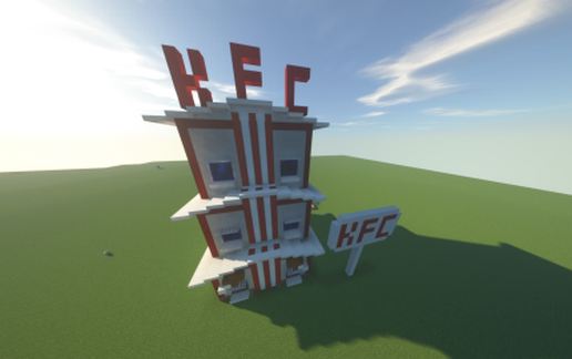 KFC restaraunt schematic - building