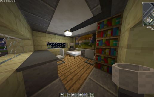 End Stone Brick House (with mods) schematic - building