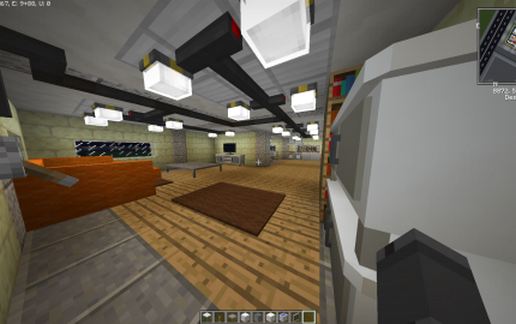 End Stone Brick House (with mods)