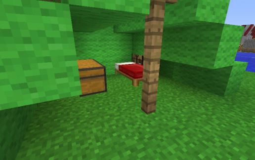 Camping in Minecraft