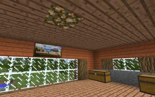 Wooden and Stone house