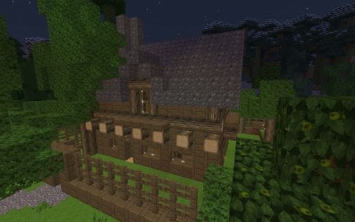 wooden house