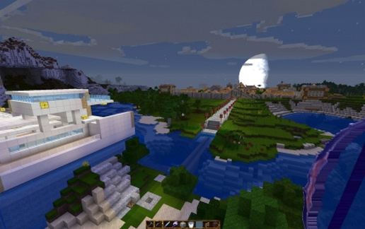 Infinite Piston Lift Bridge schematic - building