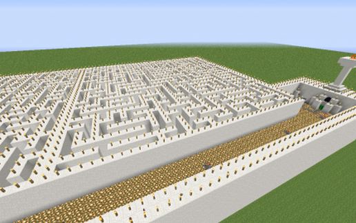 The Long Maze schematic - building