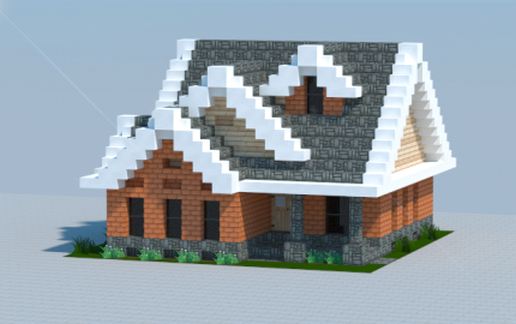 16x16 Traditional house 1 schematic - building