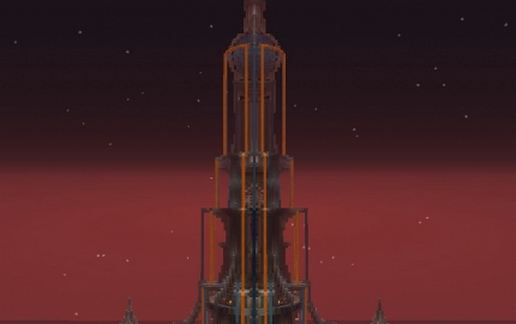 blue tower