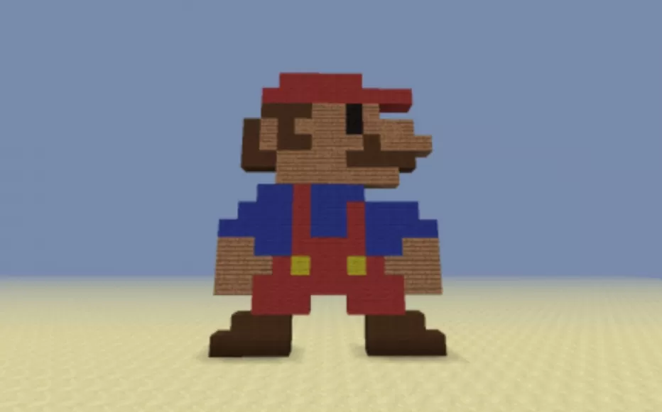 Super Mario 8-Bit schematic - building