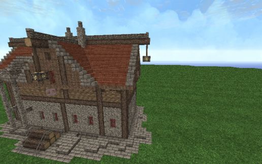 Large Medieval House schematic - building