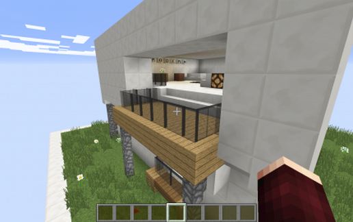 Modern house (simple) schematic - building