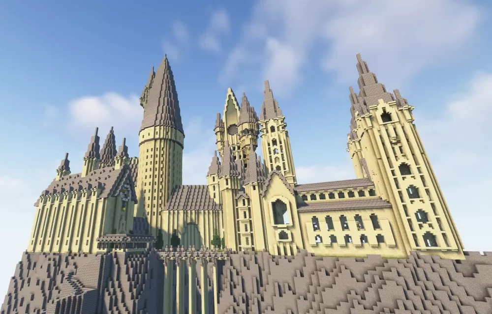 Hogwarts Castle schematic - building