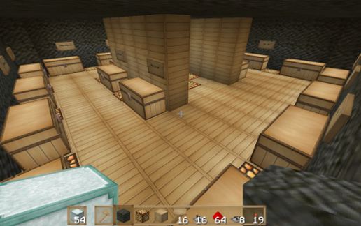 "cheat" room schematic - building