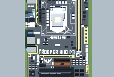 Intel H110 TROOPER D3 (ASUS TUF Series) schematic - building