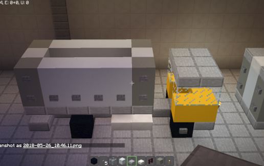 Arm Roll Dump Truck schematic - building