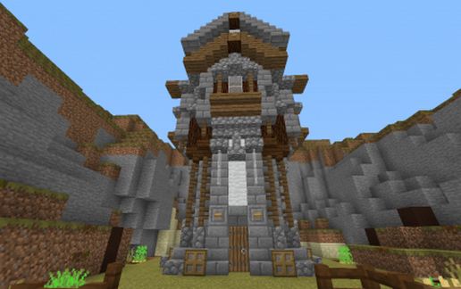 Medieval Tower 1 schematic - building