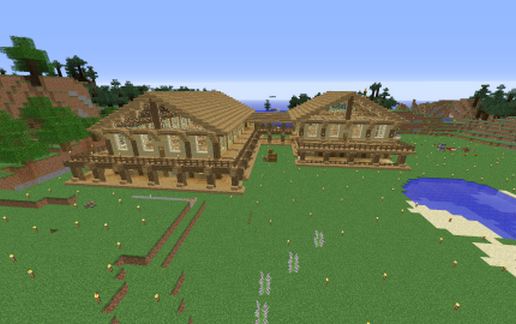 wood house schematic - building