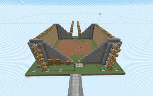 Skyblock Cobblestone generator schematic - building