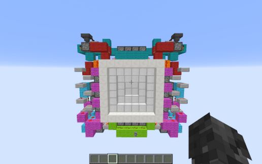 6x6 Piston door schematic - building