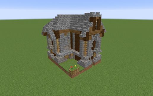 small house schematic - building